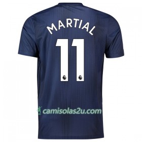 Camisolas de Futebol Manchester United Martial 11 Equipamento 3ª 2018/19 Manga Curta
